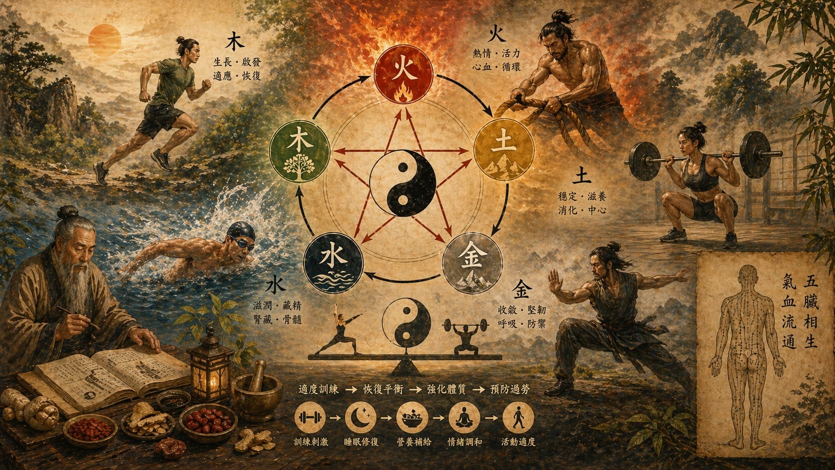 Ham Yu Teachings (Part 3). The Five Elements: Body Dynamics and Harmony in TCM
